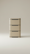 Modular Stacking Bin With Soft-Touch Finish
