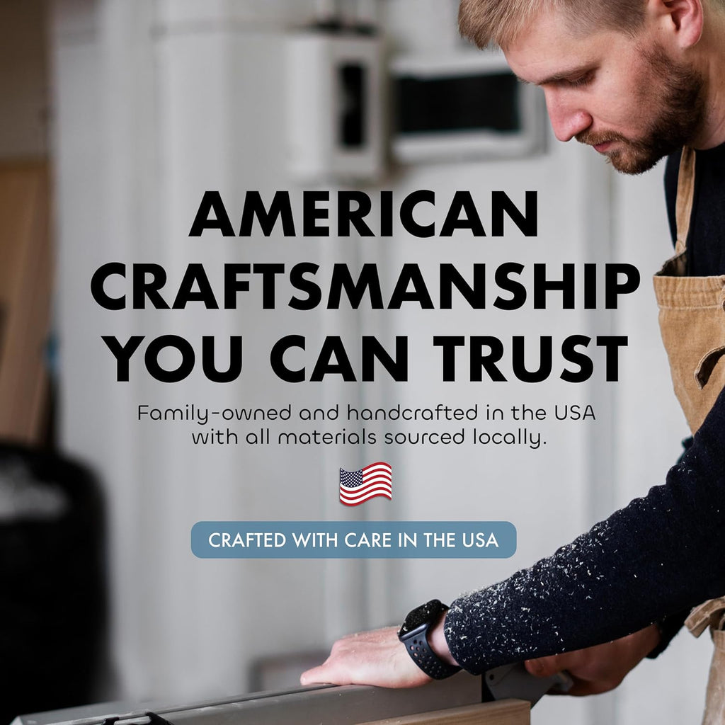 Large American Flag Hidden Gun Cabinet with Magnetic Lock – Quick Access Concealed Wall Safe for Rifles, Shotguns & Handguns